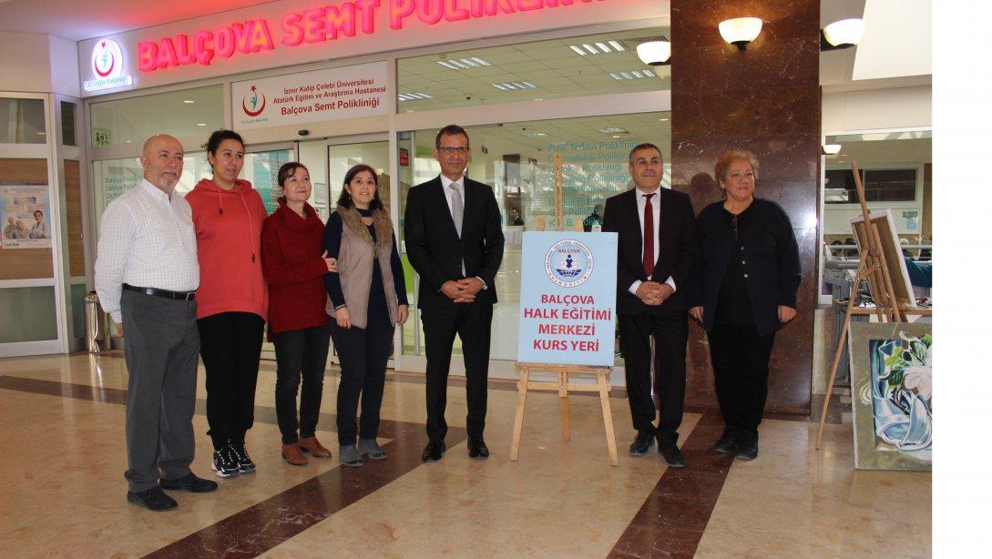 Balçova Halk Eğitim Kurs Atölyelerine Ziyaret