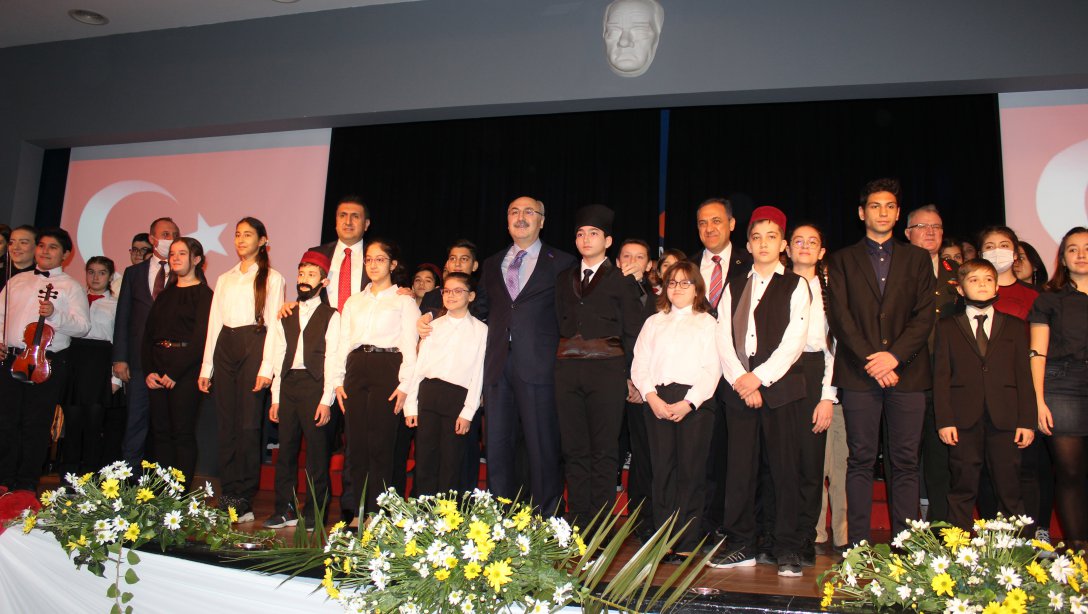 12 Mart İstiklal Marşı'nın Kabulü ve Mehmet Akif Ersoy' u Anma Günü Töreni