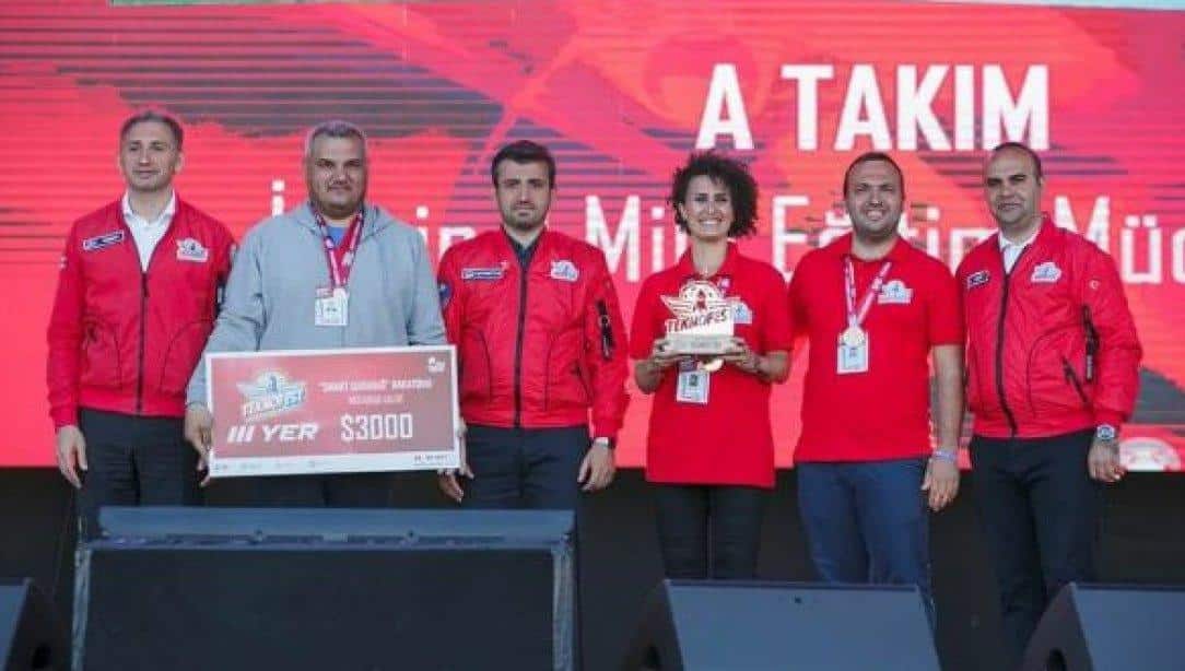 Azerbaycan TEKNOFEST 'ten İzmir'e Üçüncülük Ödülü