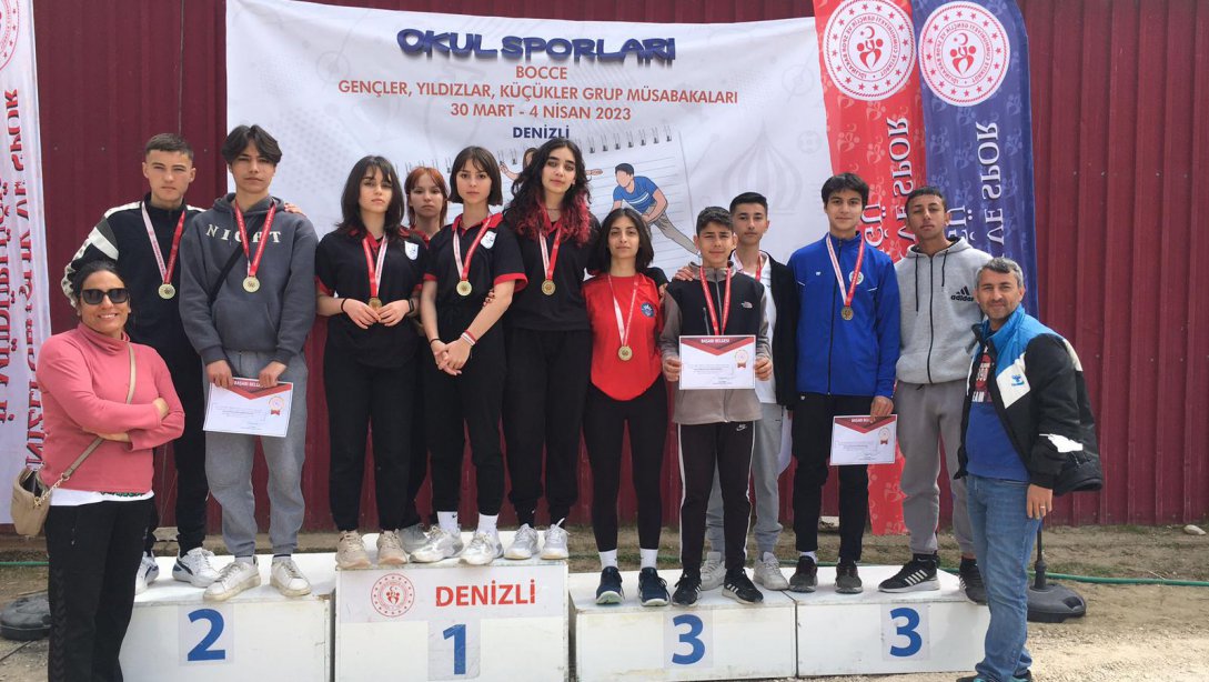 Balçova Anadolu Lisesi Bocce Takımı Türkiye Şampiyonası Yolunda